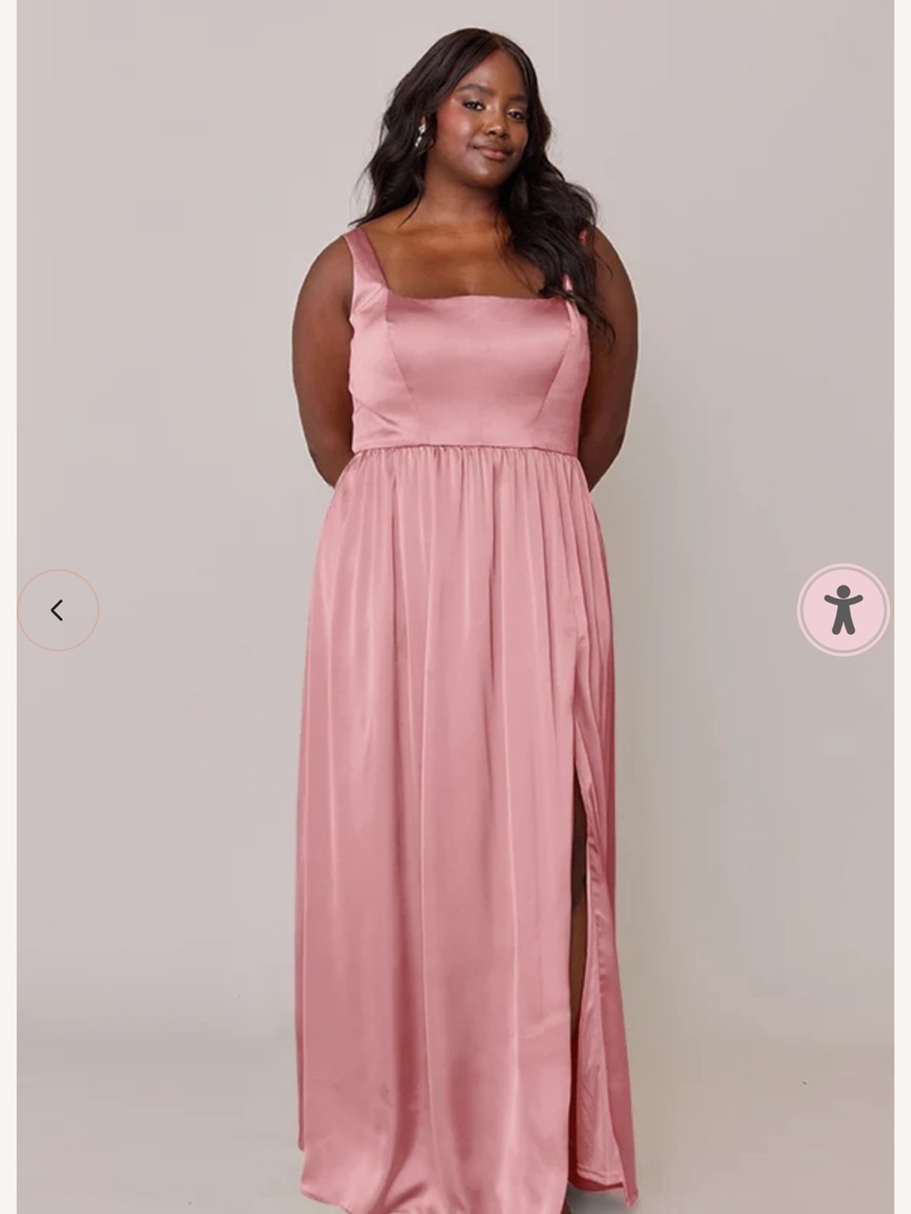 Revelry- Whitney Satin Bridesmaid Dress